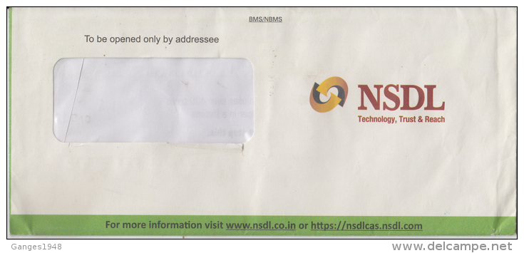 India  2015  Local Rate  Digital Meter  Frank Envelope Used   # 84902  Inde  Indien - Lettres & Documents