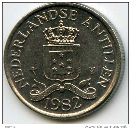 Antilles Neérlandaises Netherlands Antilles 25 Cents 1982 KM 11 - Nederlandse Antillen