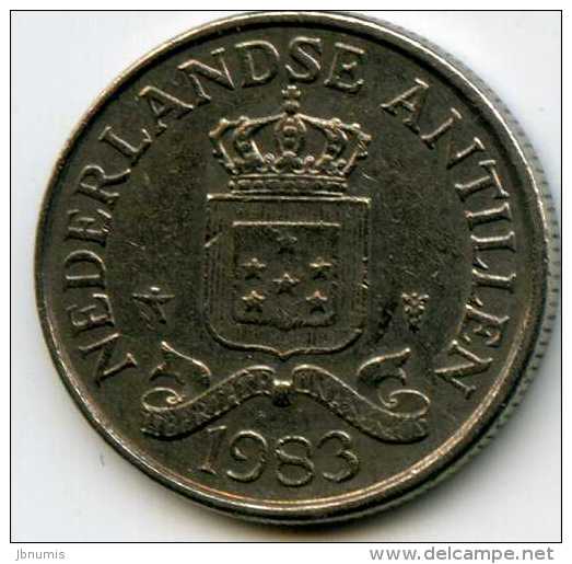 Antilles Neérlandaises Netherlands Antilles 25 Cents 1983 KM 11 - Nederlandse Antillen