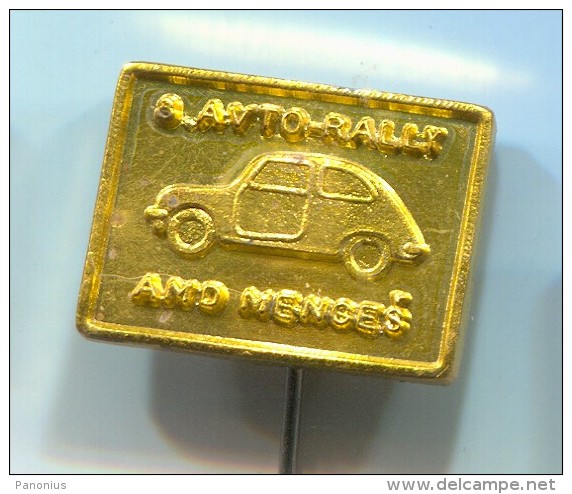 8. AVTO RALLY - AMD MENGES, Car, Auto, Automobile, Vintage Pin  Badge - Car Racing - F1