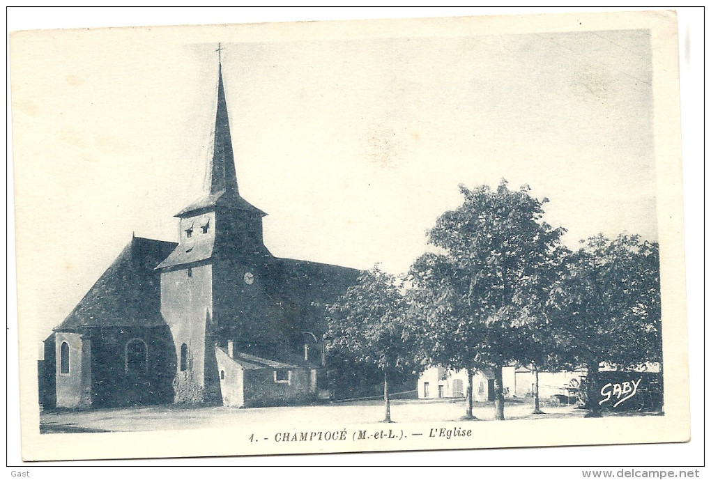 49     CHAMPTOCE     L  EGLISE - Montfaucon