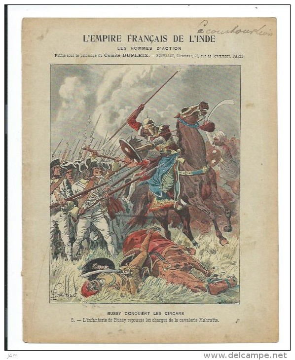 Couverture De Cahier..L´EMPIRE FRANCAIS DE L´INDE N 6 : Bussy Conquiert Les Circars - Collections