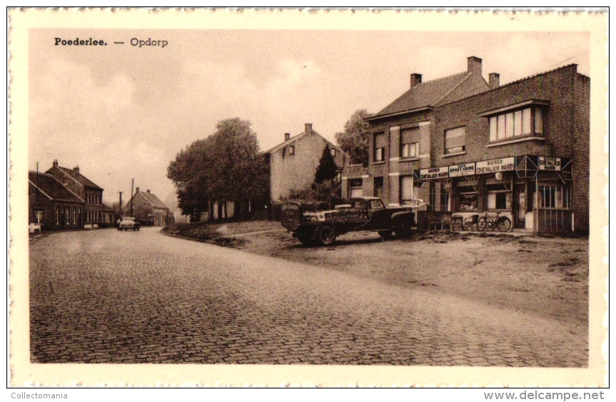 4 CP Poederlee Opdorp   Café Sportkring    Klooster    Kerk    Heggekapel - Autres & Non Classés