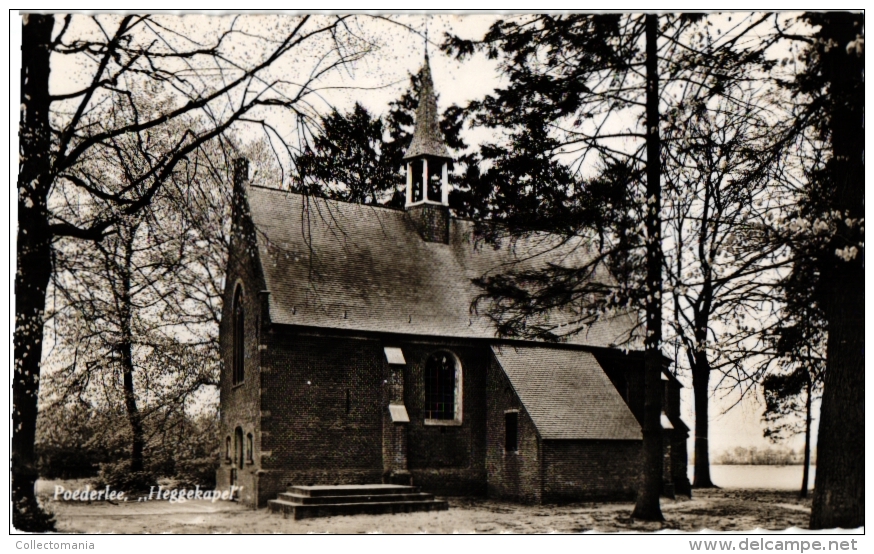 4 CP Poederlee Opdorp   Café Sportkring    Klooster    Kerk    Heggekapel - Autres & Non Classés