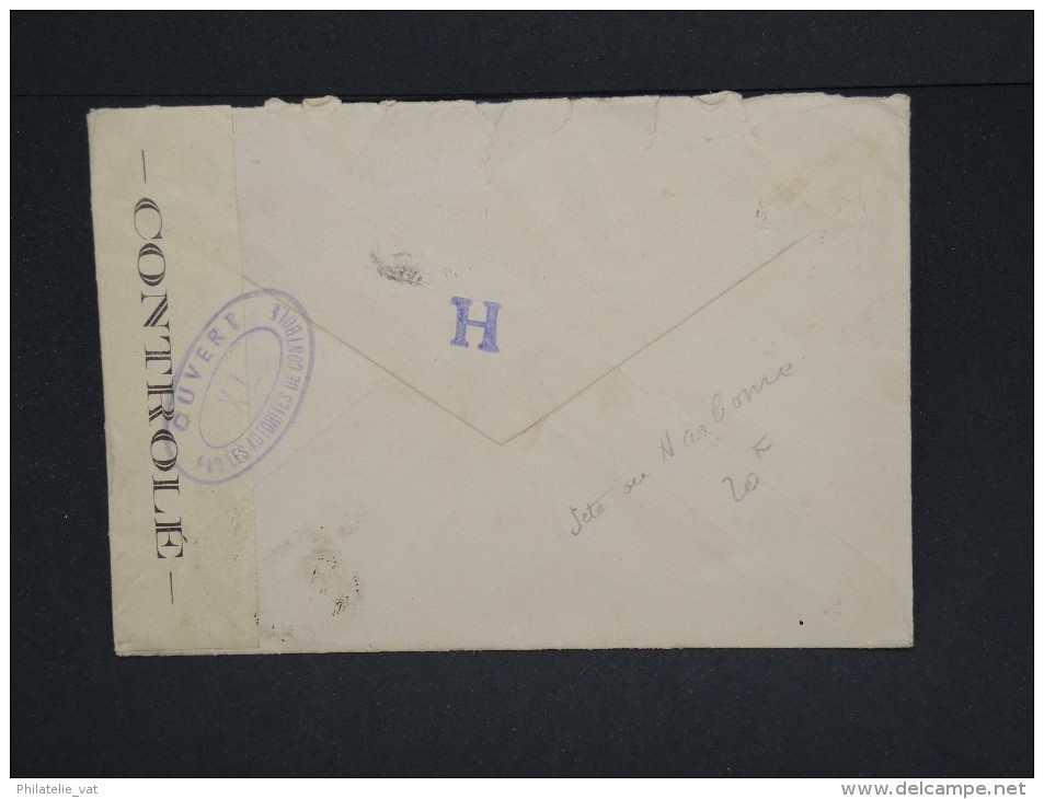PORTUGAL-Enveloppe De Lisbonne Pour Monte-Carlo En 1943 Avec Controle Postal  Aff Plaisant à Voir Lot P6887 - Lettres & Documents