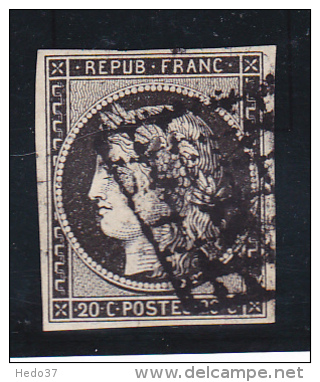 France N°3 - Oblitéré - TB - 1849-1850 Ceres