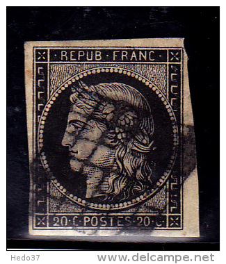 France N°3 - Oblitéré - TB - 1849-1850 Cérès