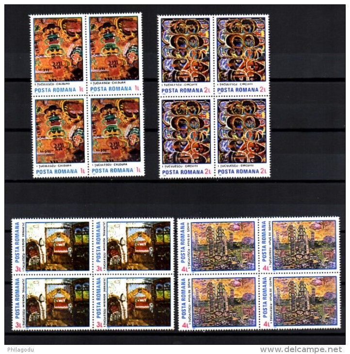 Oiseaux, Papillons, Tableaux De Ioan Tuculescu,   3577 / 3592**,  Cote 64 € - Unused Stamps