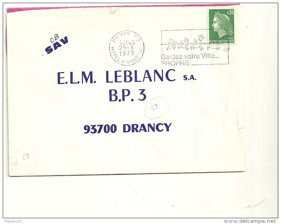 ESSAI MARQUE D´INDEXATION IMPRIME C2 EN 1973 - Lettres & Documents