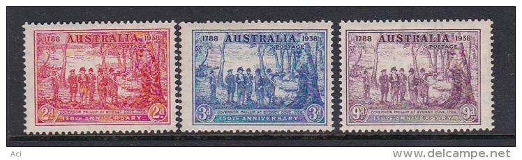 Australia 1938 150th Anniversary Of New South Wales Set MNH - Nuevos