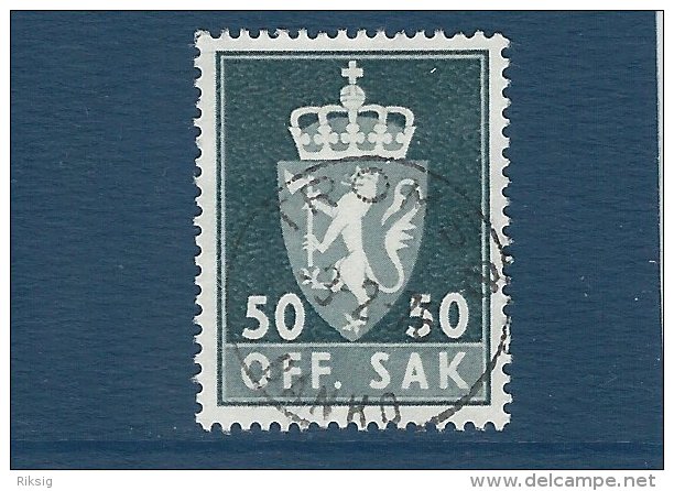 Norgeskatalogen T 104   Postmark. Tromsø.    T-30 - Dienstzegels