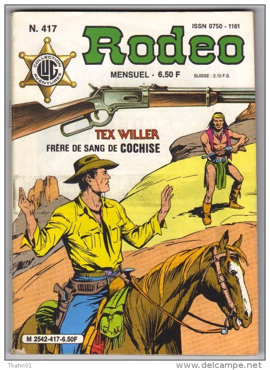 RODEO N° 417 " LUG " DE 1986 - Rodeo