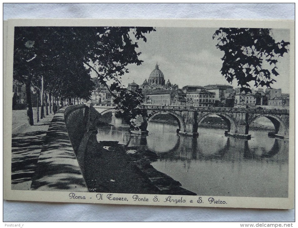 11 postcard Roma sights  A12