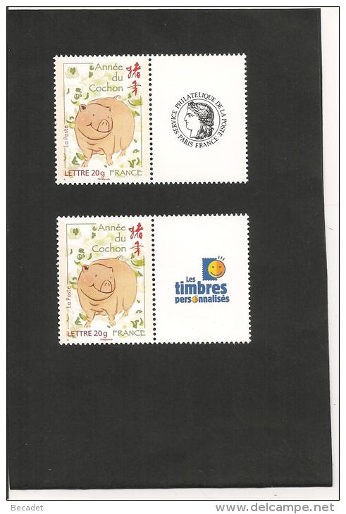 PAIRE  4001 A   Avec Logo Cérès Et Timbres Personnalisés Neufs Xx - Andere & Zonder Classificatie