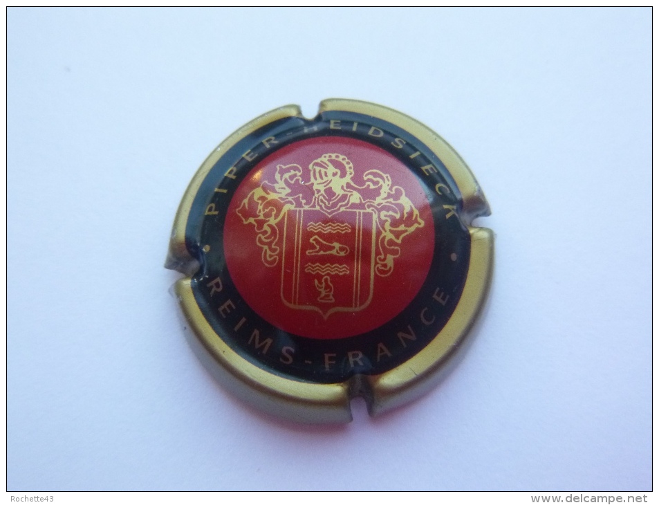 Capsule Plaque Muselet Champagne Pipper Heidsieck Reims - Piper Heidsieck