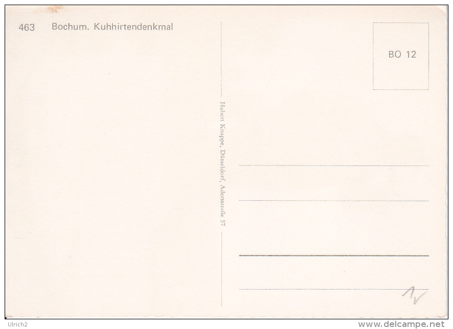 AK Bochum - Kuhhirtendenkmal (15907) - Bochum