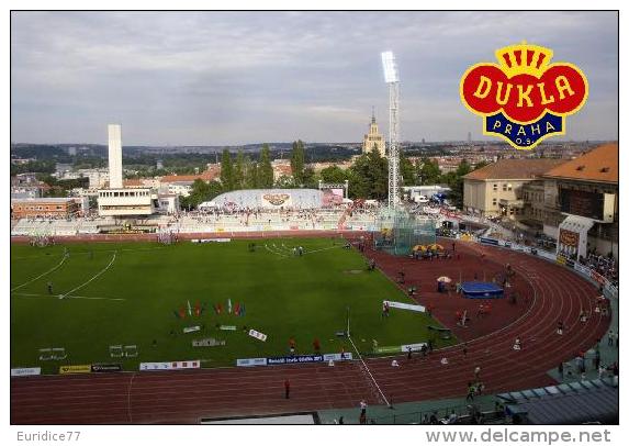 Stadium Juliska (Dukla Praga, Czech Republic) Postcard - Size: 15x10 Cm. Apr. - Football