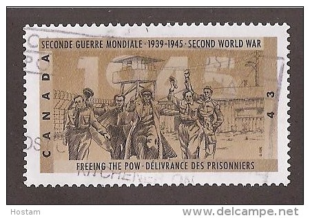 CANADA, 1995, USED # 1542,  SECOND WORLD WAR---1945,   FREEING THE POW - Oblitérés