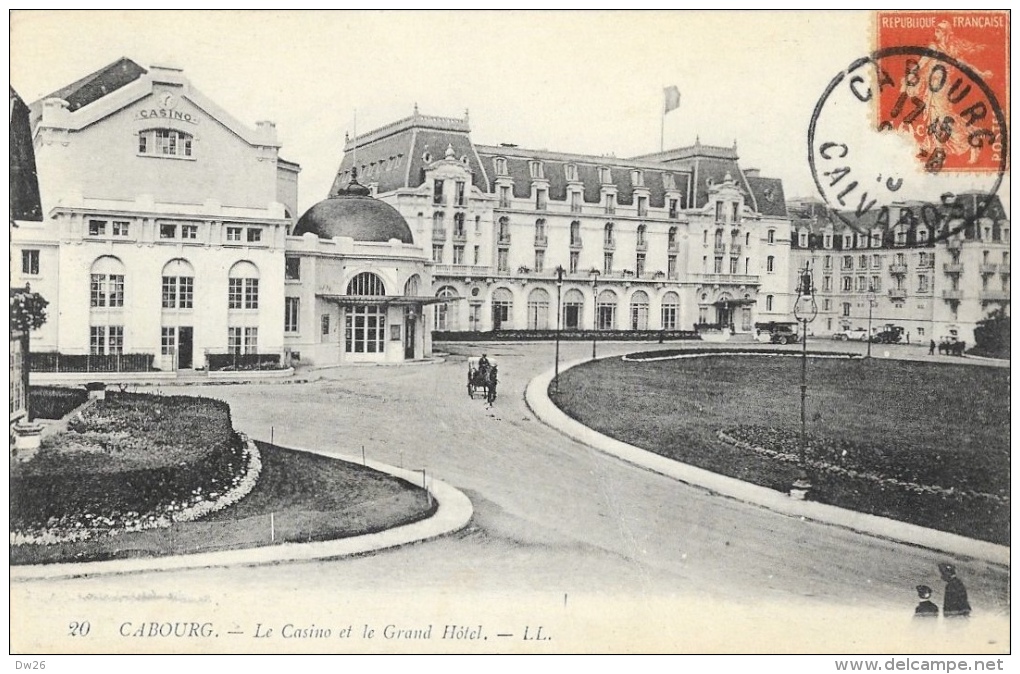 Cabourg - Le Casino Et Le Grand Hôtel - Carte LL N°20 - Cabourg