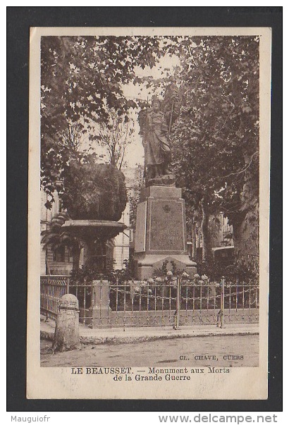DF / 83 VAR / LE BEAUSSET / MONUMENT AUX MORTS DE LA GRANDE GUERRE - Le Beausset