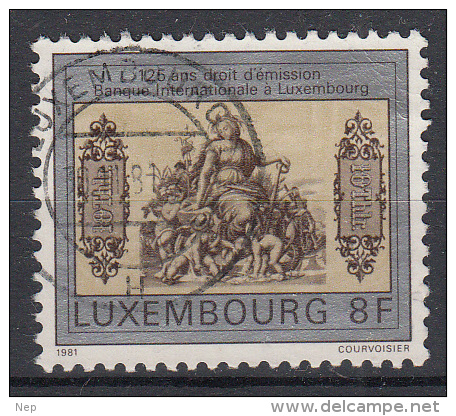 LUXEMBURG- Michel - 1981 - Nr 1034 - Gest/Obl/Us - Gebraucht