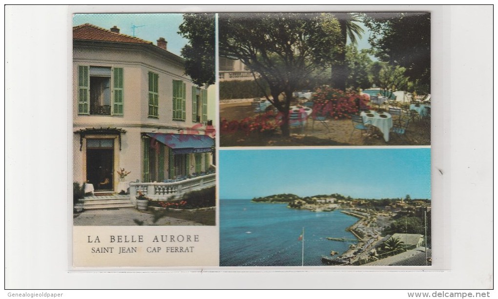 06 - SAINT JEAN CAP FERRAT - LA BELLE AURORE  HOTEL PENSION RESTAURANT-79 AVENUE DENIS SEMERIA - Saint-Jean-Cap-Ferrat