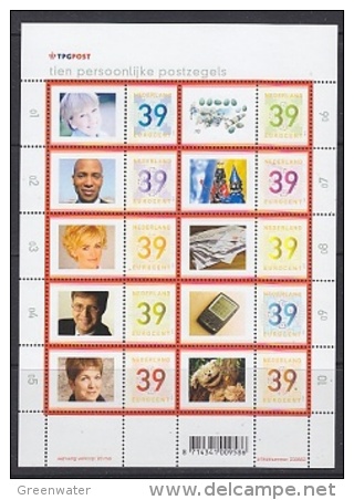 Nederland 2003 Persoonlijke Postzegels 10w In Velletje  ** Mnh (22560) @ Face - Ungebraucht