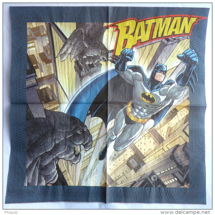 1 SERVIETTE DE TABLE  BATMAN 2000  " Serviettes " - Art De La Table