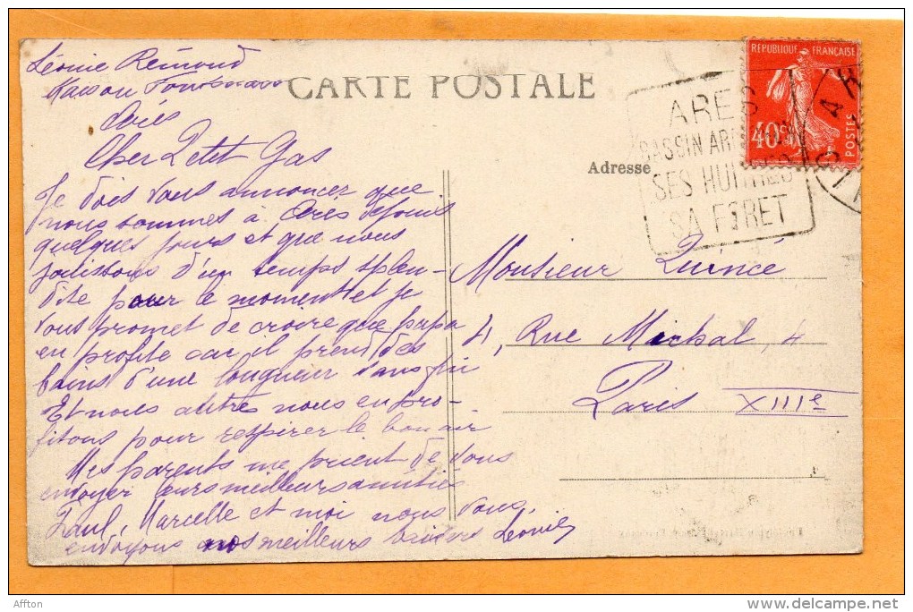 Ares 1910 Postcard - Arès