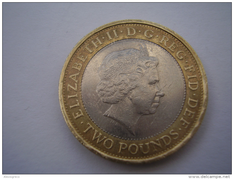 Great Britain 2007 TWO POUNDS Commemorating ABOLITION Of SLAVE TRADE ACT Used In GOOD CONDITION. - 2 Pond