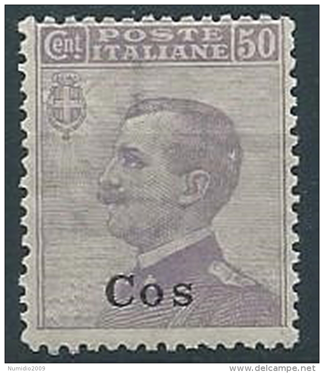 1912 EGEO COO EFFIGIE 50 CENT MNH ** - T260 - Aegean (Coo)