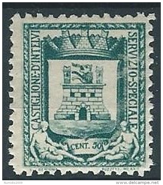 1945 EMISSIONI LOCALI CASTIGLIONE D'INTELVI 50 CENT MH * - T276 - Ortsausgaben/Autonome A.