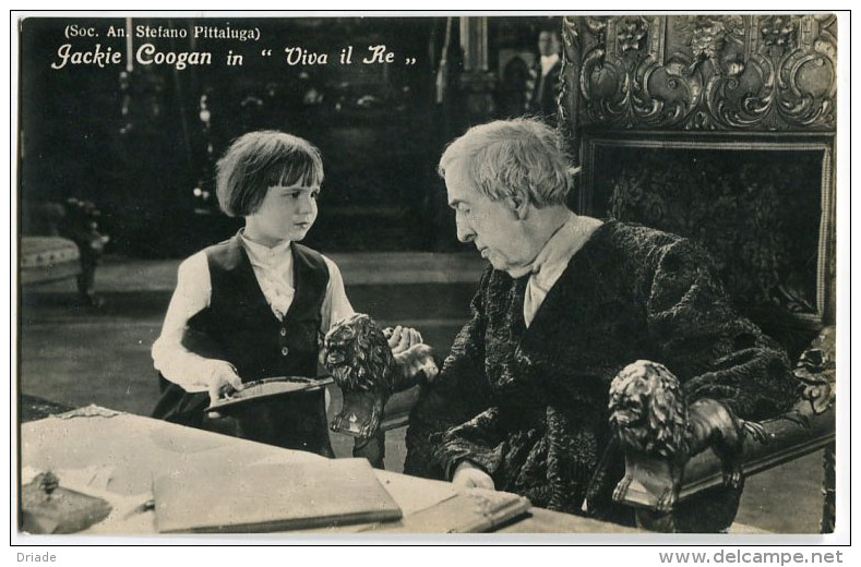 CARTOLINA JACKIE COOGAN IN VIVA IL RE ATTORE ACTOR - Attori