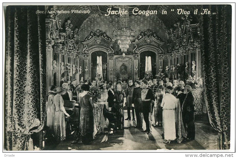 CARTOLINA JACKIE COOGAN IN VIVA IL RE ATTORE ACTOR - Attori