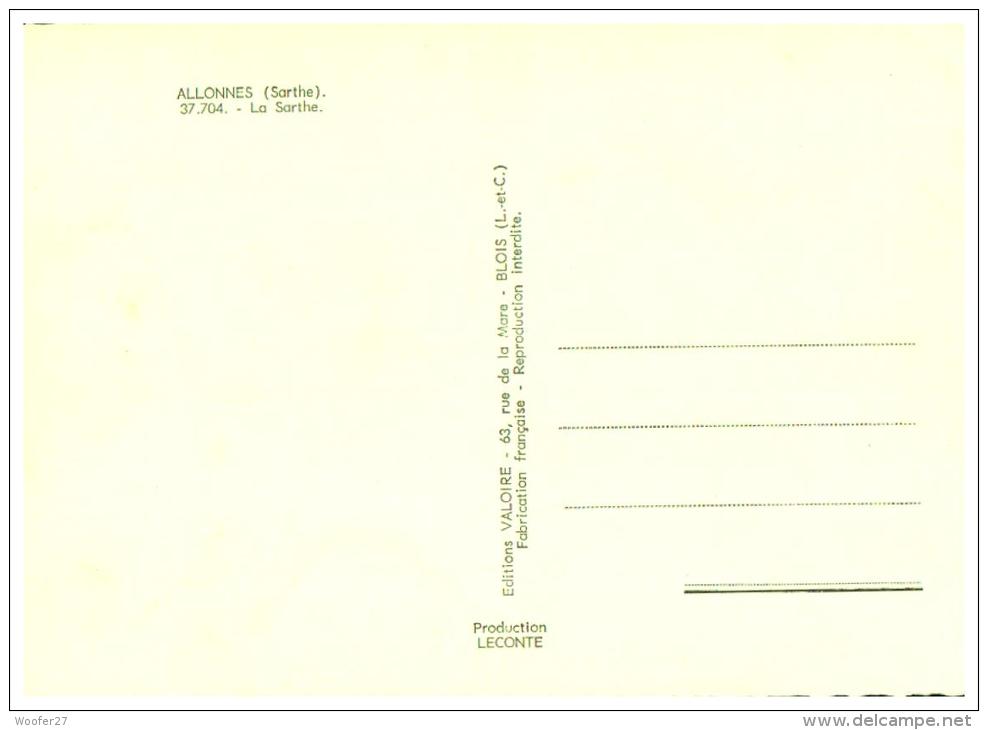 CPSM ALLONNES , La Sarthe - Allonnes
