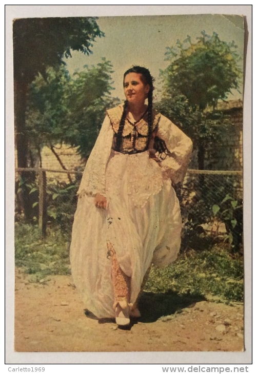 Costume Di Tirana Viaggiata Anni 40 Formato Grande - Kostums