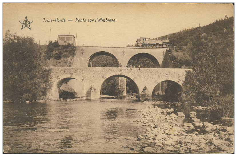Trois-Ponts   Ponts Sur L' Amblève  Locomotive Train - Trois-Ponts