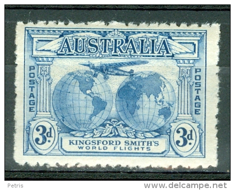 Australia 1931 Kingford World Fligts MLH* - Lot. 3640 - Neufs