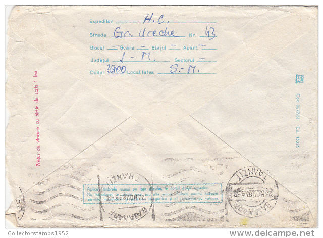 22599- TARGOVISTE- DAMBOVITA HOTEL, SPECIAL COVER, 1983, ROMANIA - Lettres & Documents