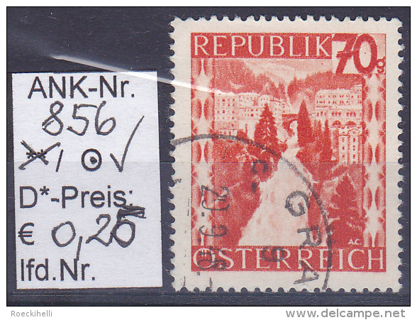 10.12.1947  -    FM Aus Satz  "Landschaften Orange" -  O  Gestempelt  -  Siehe Scan  (856o 01) - Used Stamps