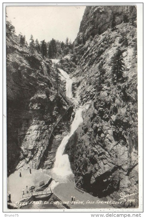 Seven Falls, So. Cheyenne Canon, Colorado Springs, Co. - Colorado Springs