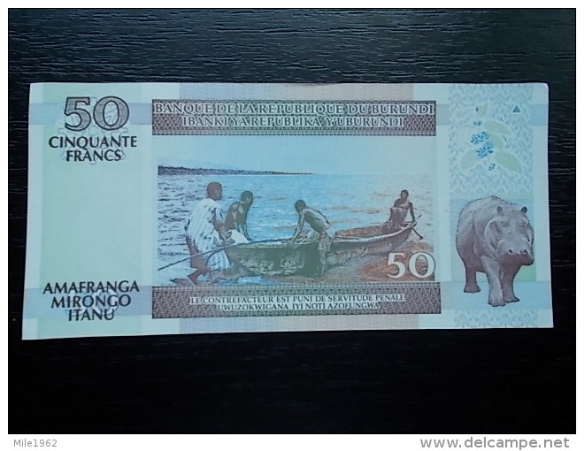 BURUNDI - 50 FRANCS - 2007 - UNC - Burundi