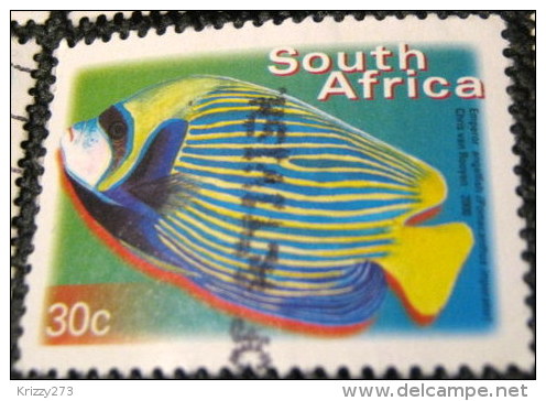 South Africa 2000 Pomacanthus Imperator Fish 30c - Used - Oblitérés