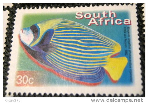 South Africa 2000 Pomacanthus Imperator Fish 30c - Used - Oblitérés