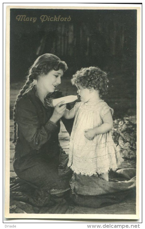 CARTOLINA MARY PICKFORD CINEMA ATTRICE - Attori