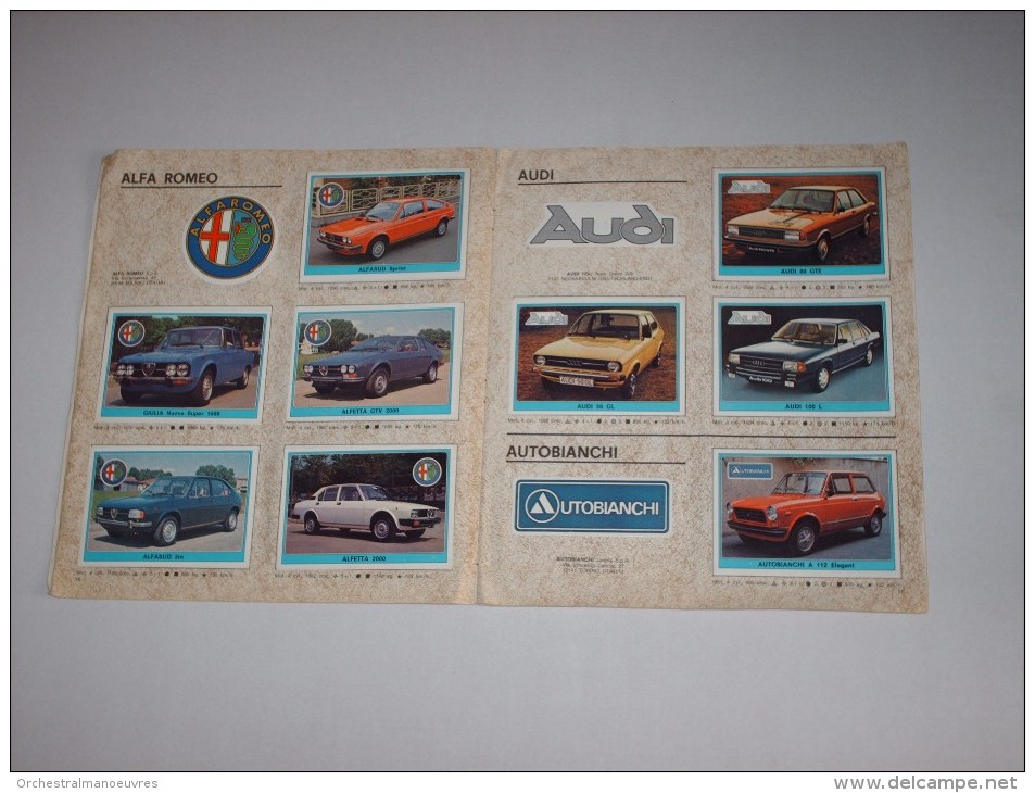 RAR album PANINI 1977 IMAGE SUPER AUTO automobile 181/200 images stickers vignettes car races F1 RALLYE TOUT SCANNE