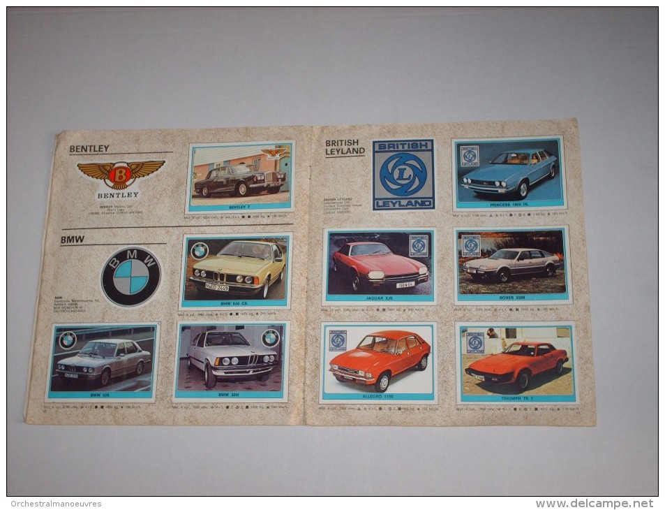 RAR album PANINI 1977 IMAGE SUPER AUTO automobile 181/200 images stickers vignettes car races F1 RALLYE TOUT SCANNE