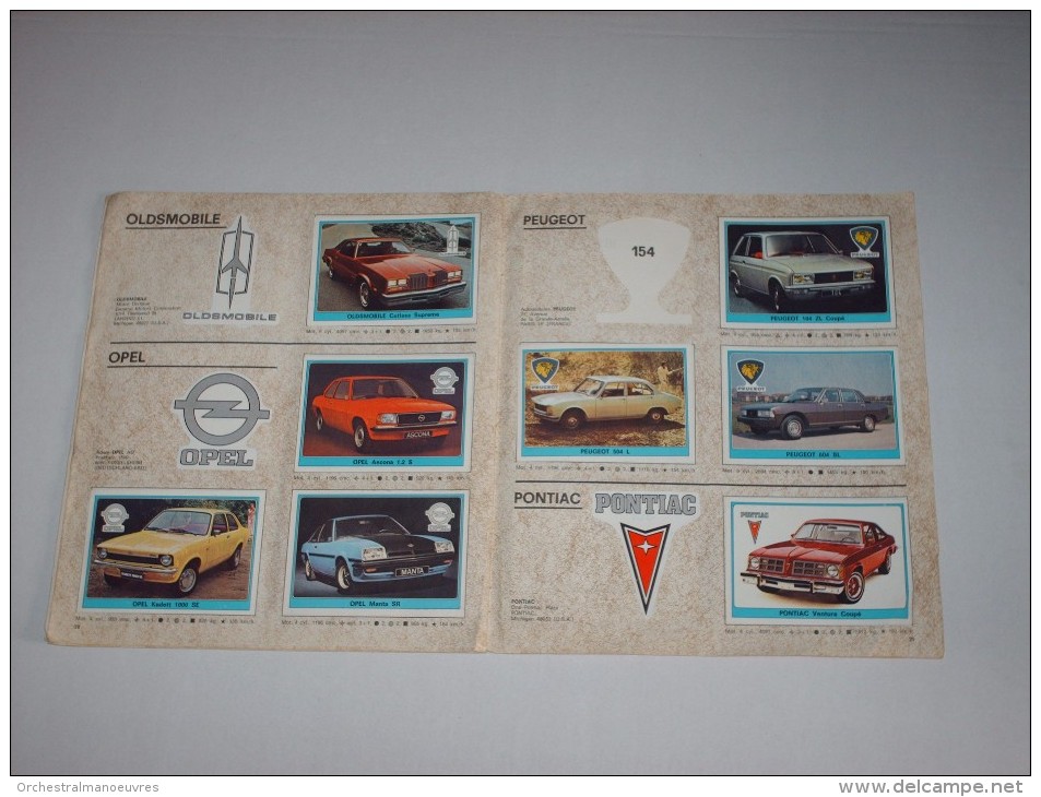 RAR album PANINI 1977 IMAGE SUPER AUTO automobile 181/200 images stickers vignettes car races F1 RALLYE TOUT SCANNE