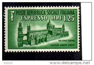 1944 ESPRESSO LIRE 1,25 - NUOVO MNH** - Posta Espresso