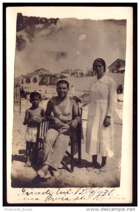 1936 FIGUEIRA DA FOZ. Postal Fotográfico. Old REAL PHOTO Postcard COIMBRA / PORTUGAL. - Aveiro
